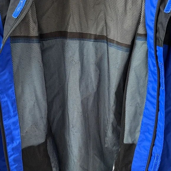 The North Face Antora Boys Black and Blue Windbreaker/Rain Jacket